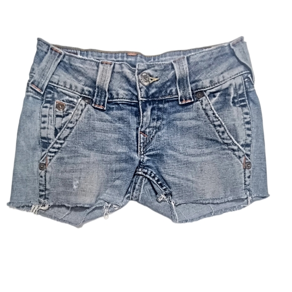 2025 Little Girls Jorts Y2k Denim Hot Shorts Kids Ripped Raw Hem